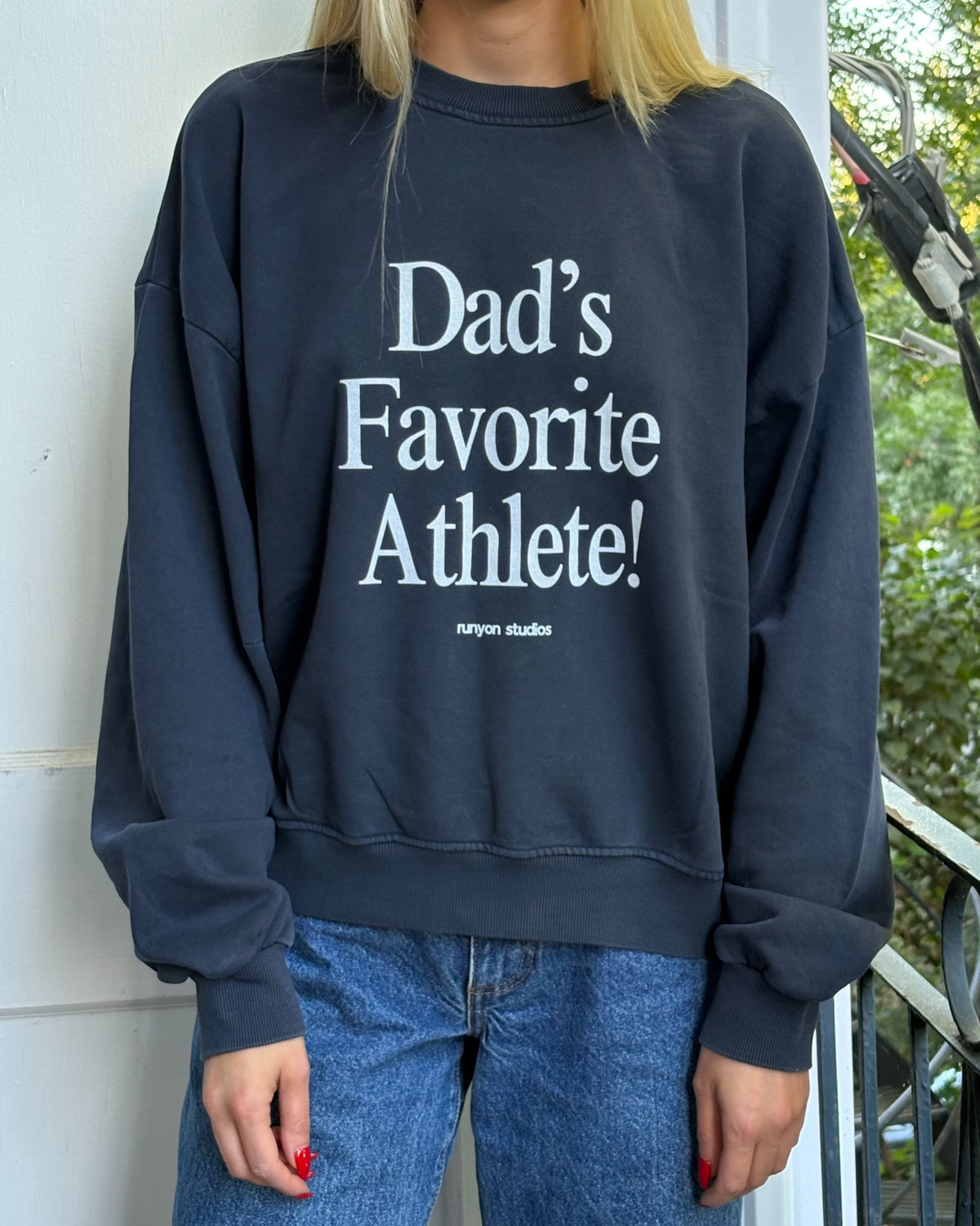 Classic Crewneck “Dad’s Favorite Athlete!”