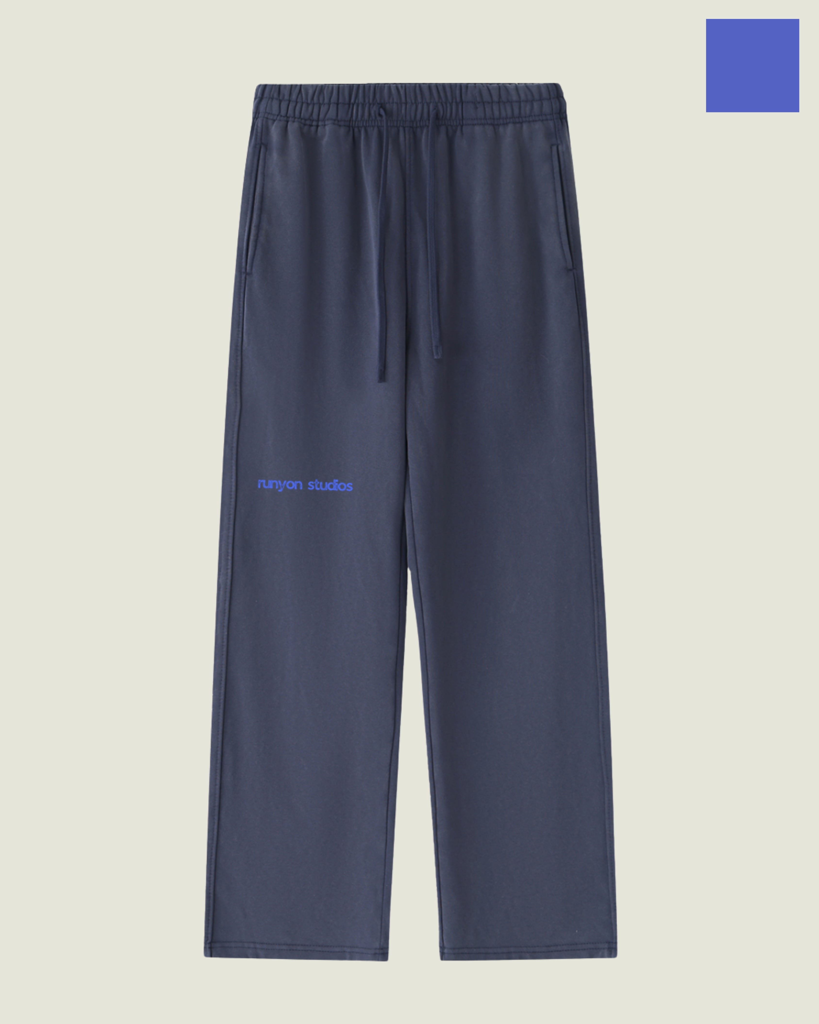 Worn-In Heavyweight Sweatpants (Cerulean Logo)