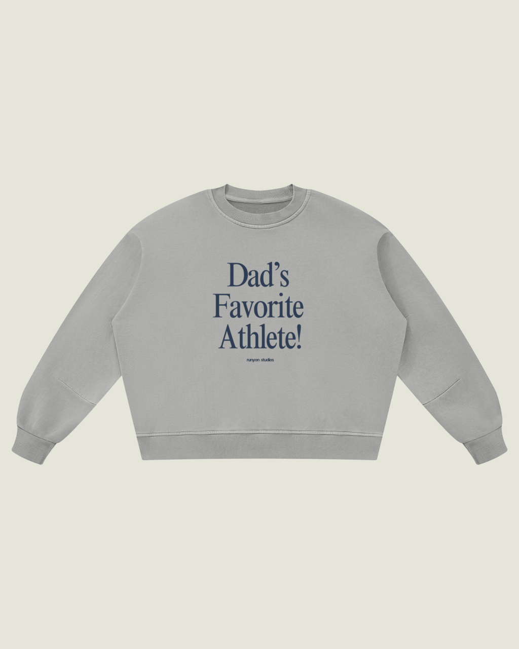 Classic Crewneck “Dad’s Favorite Athlete!”