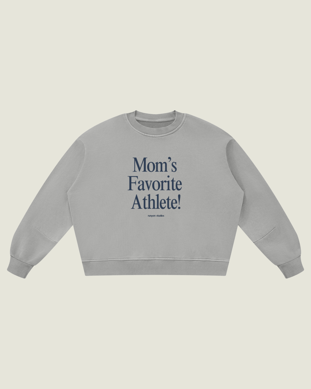 Classic Crewneck “Mom’s Favorite Athlete!”