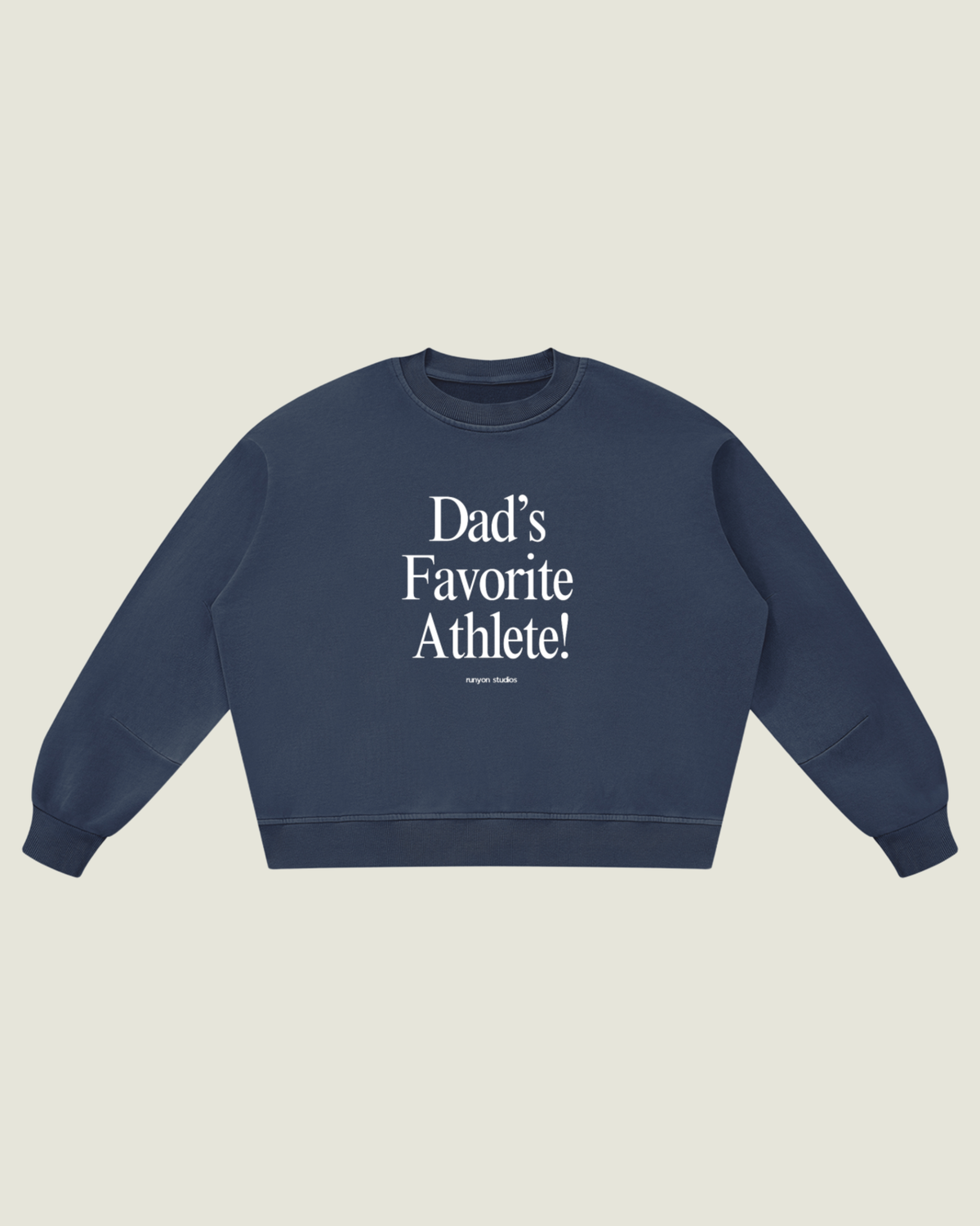 Classic Crewneck “Dad’s Favorite Athlete!”