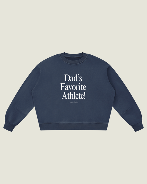 Classic Crewneck “Dad’s Favorite Athlete!”