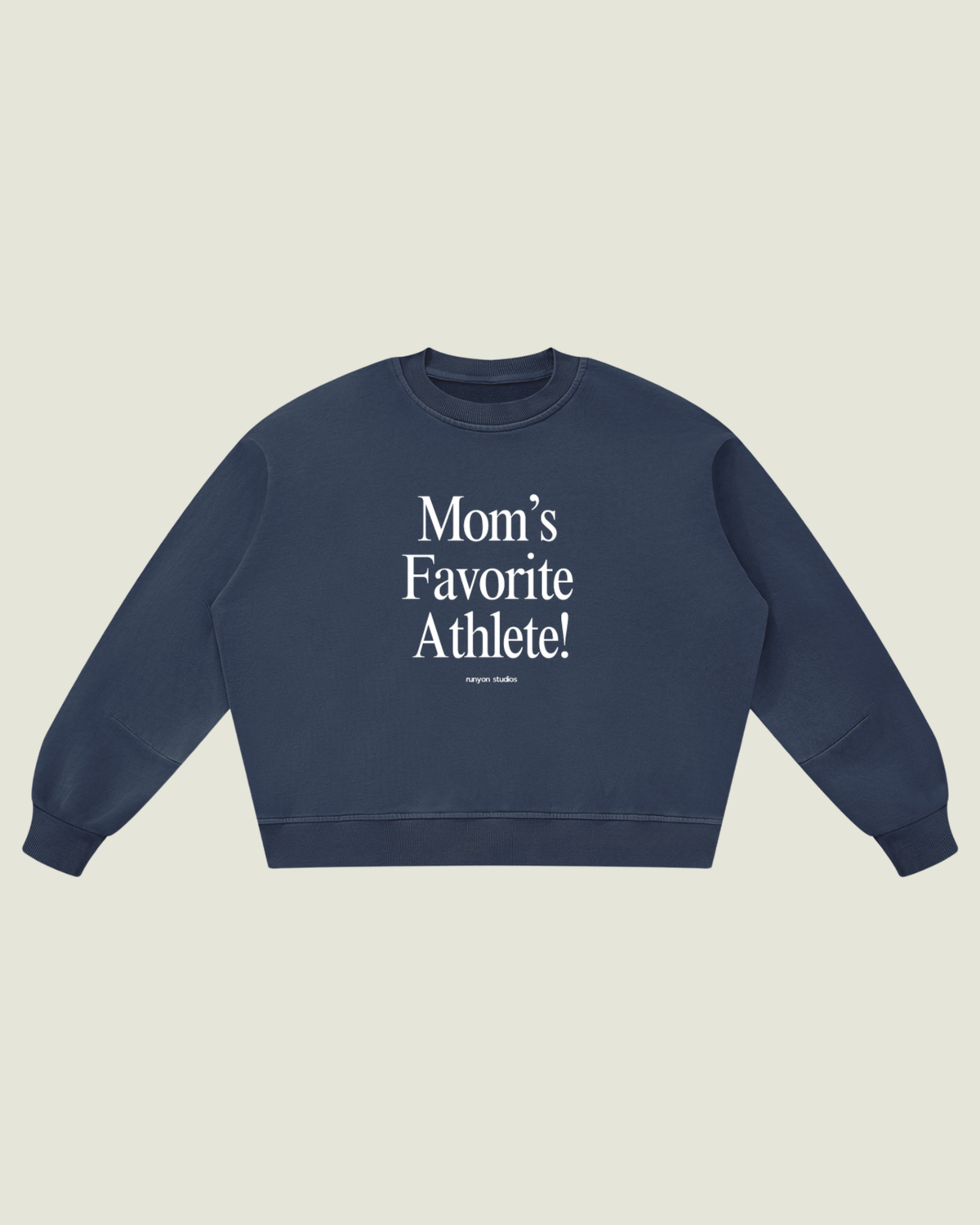 Classic Crewneck “Mom’s Favorite Athlete!”