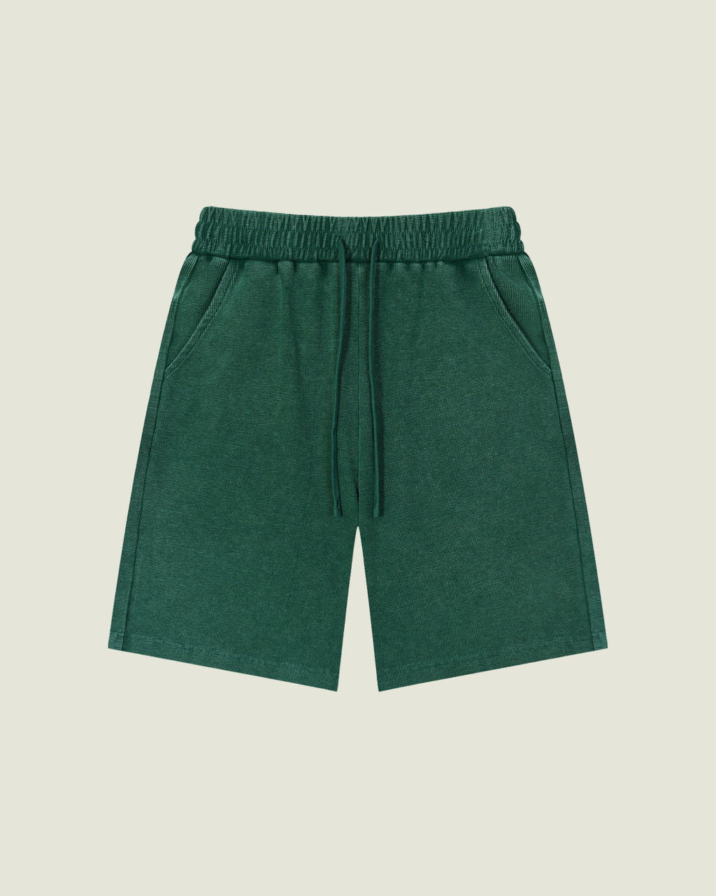 Vintage Wash Waffle Knit Shorts