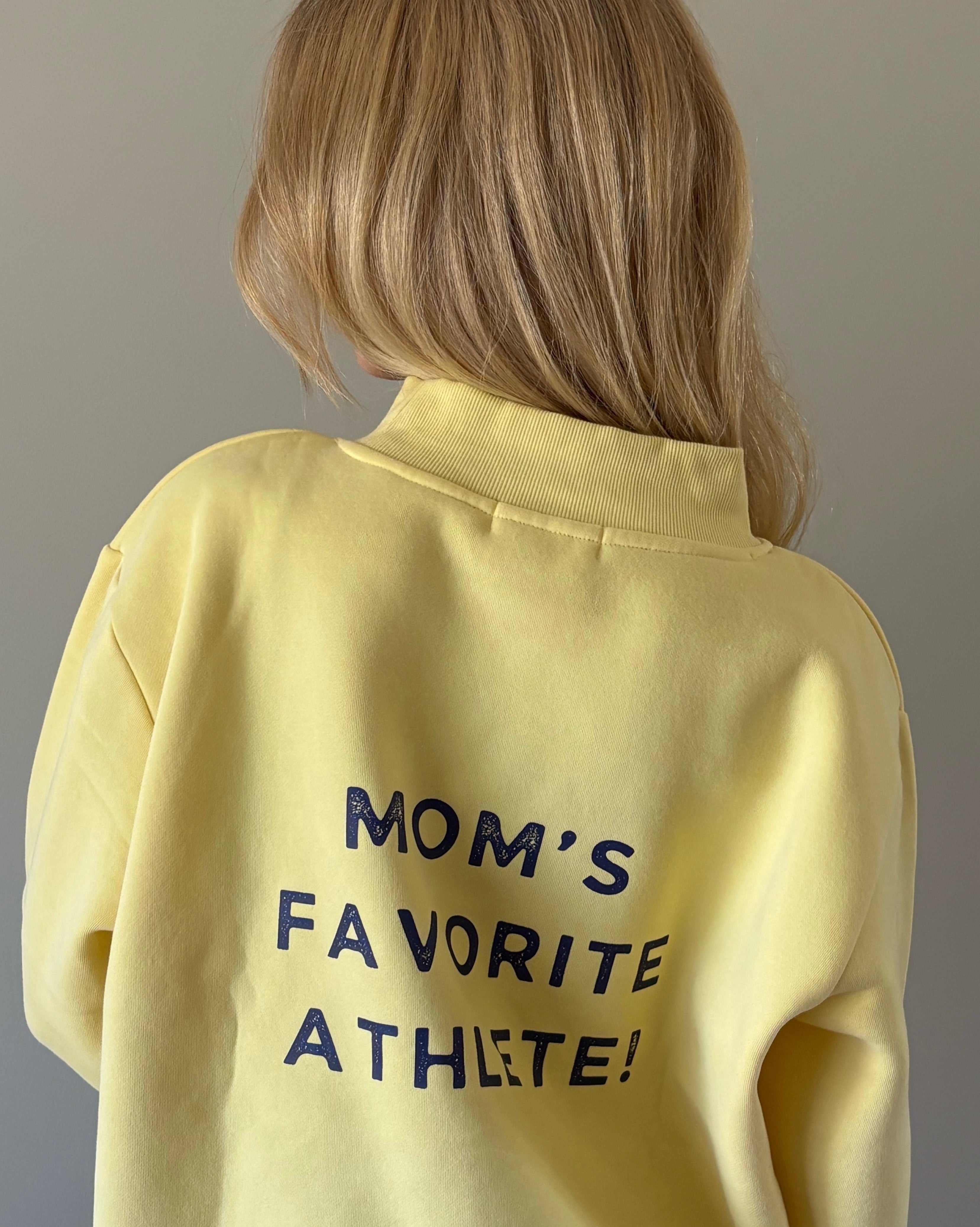 Fleece Mockneck “Mom’s Favorite Athlete!”